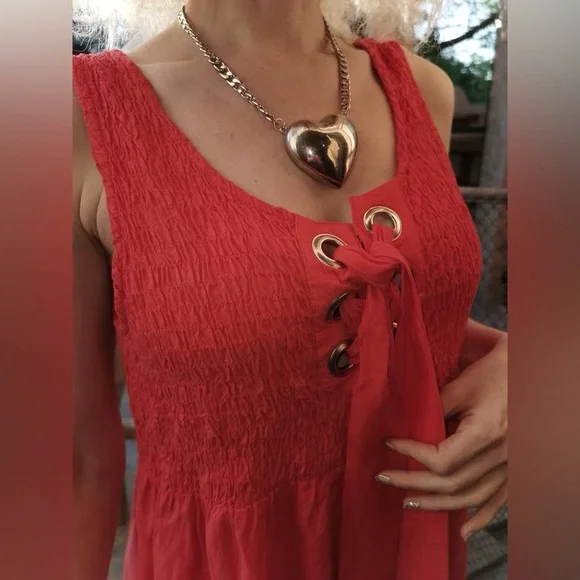 ASOS RED DRESS - Picture 1 of 3